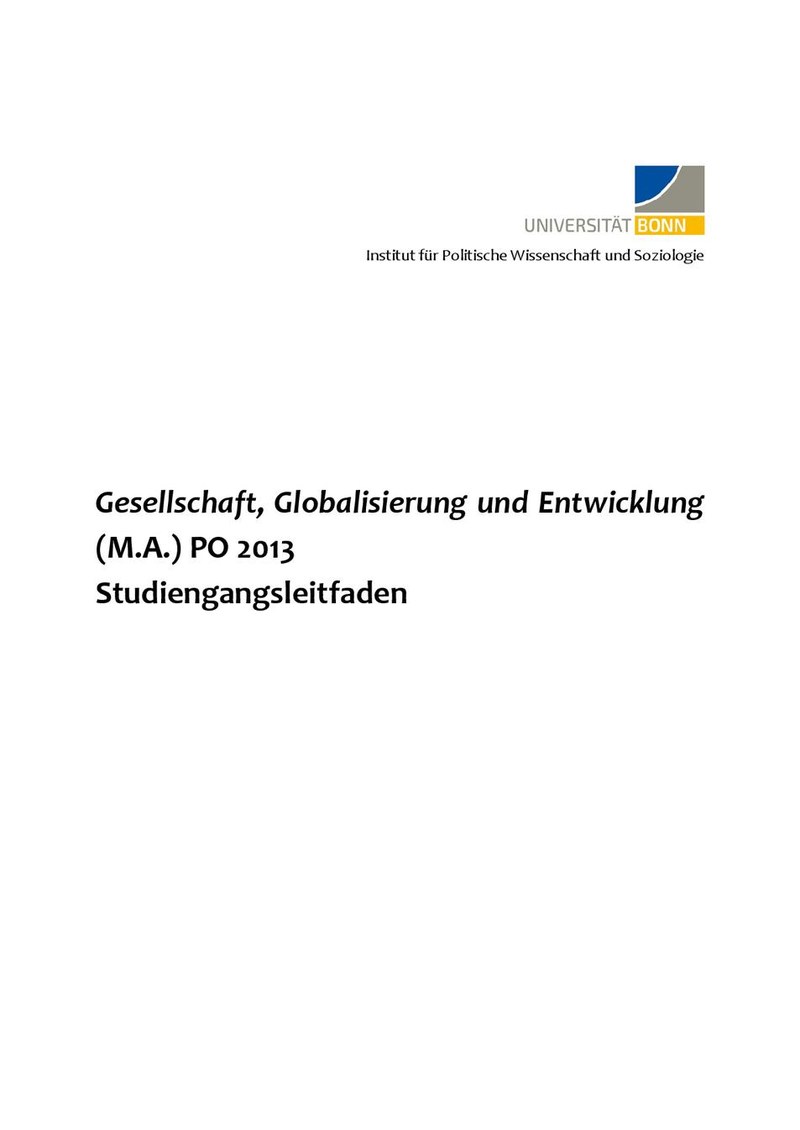 Leitfaden mit Verlaufsplan 2013