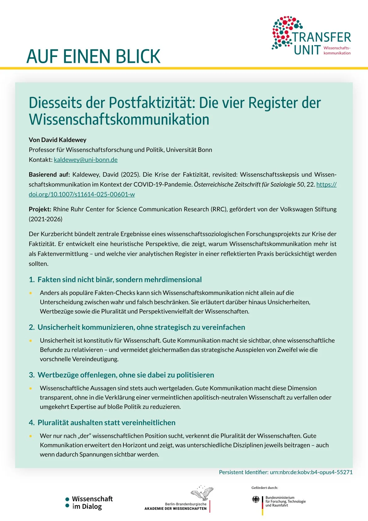 Kaldewey Bild Publikation